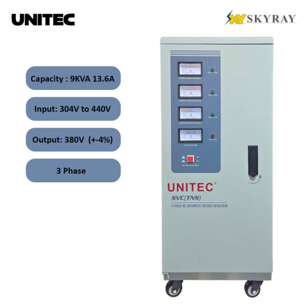 Unitec 9kVA 9000w Three Phase Servo Voltage Stabilizer Industrial 380V Automatic Voltage Regulator Sri Lanka Skyray Electronics Best Stabilizer in Sri Lanka 2 Unitec 9kVA 9000w Three Phase Servo Voltage Stabilizer Industrial 380V Automatic Voltage Regulator Sri Lanka Skyray Electronics Best Stabilizer in Sri Lanka 2